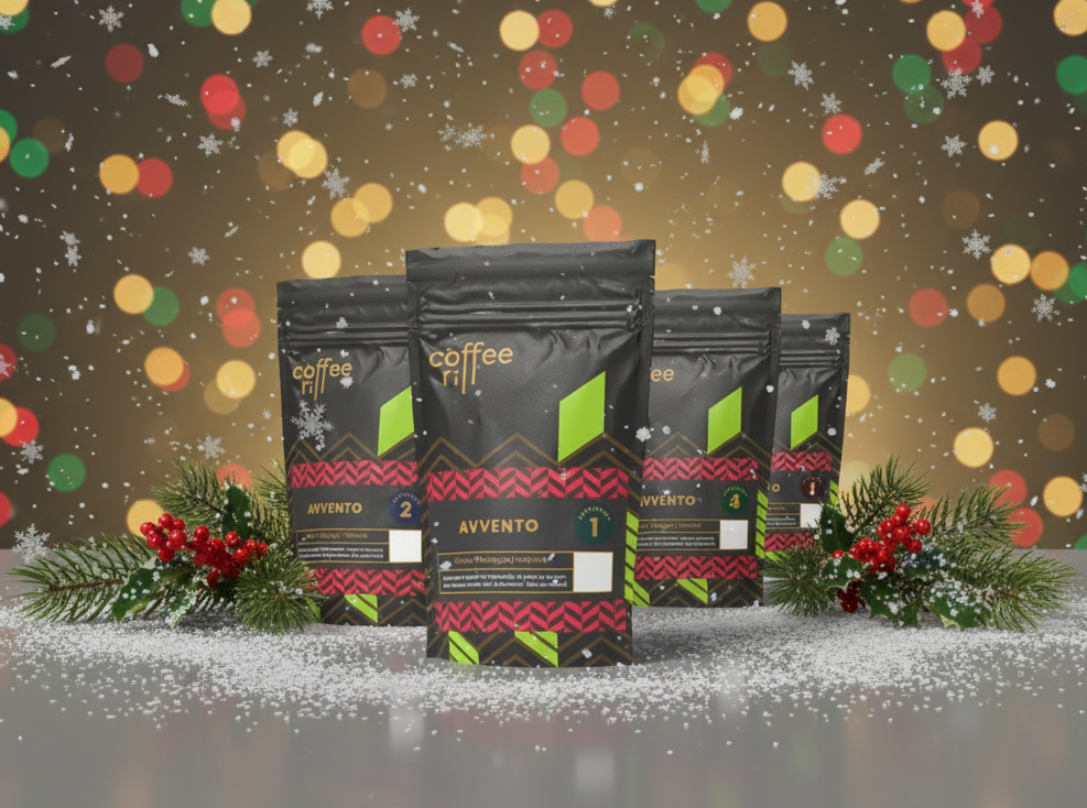 🎄 Box Degustazione Avvento – 4 specialty da 250g da scoprire assaggia e indovina